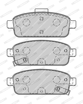 Kit de plaquettes de frein, frein à disque FERODO FDB4265-D