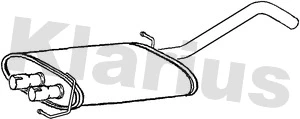 Silencieux central KLARIUS 220847