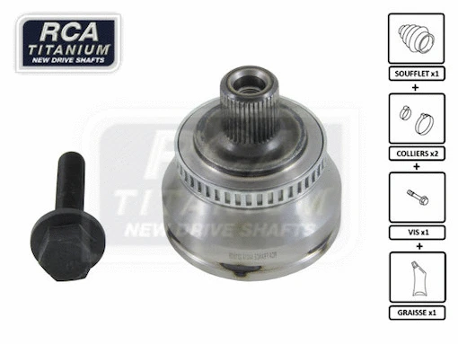 Jeu de joints, arbre de transmission RCA FRANCE AA01A
