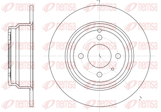 Disque de frein REMSA 6335.00