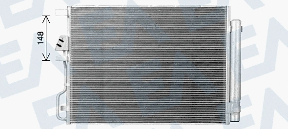 Condenseur, climatisation EACLIMA 30C28071