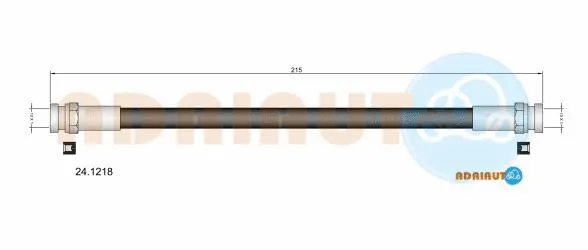 Flexible de frein ADRIAUTO 24.1218