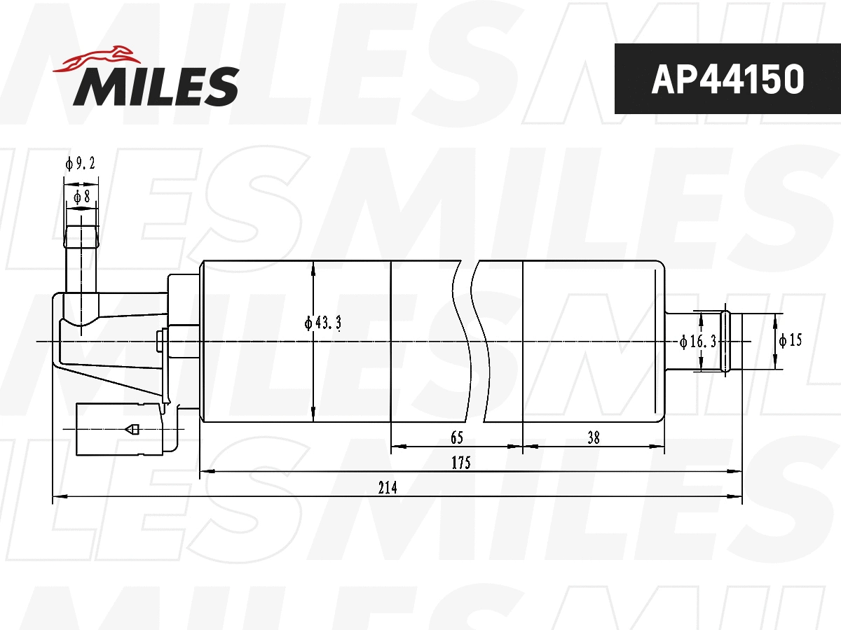 Pompe à carburant MILES AP44150