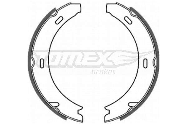 Jeu de mâchoires de frein TOMEX Brakes TX 20-37