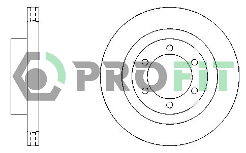 Disque de frein PROFIT 5010-0444