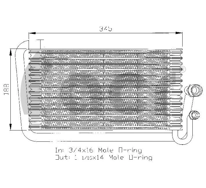 Évaporateur climatisation ACR 310001
