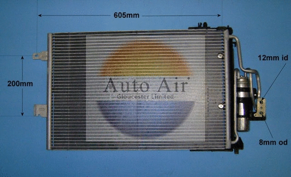 Condenseur, climatisation AUTO AIR GLOUCESTER 16-6218