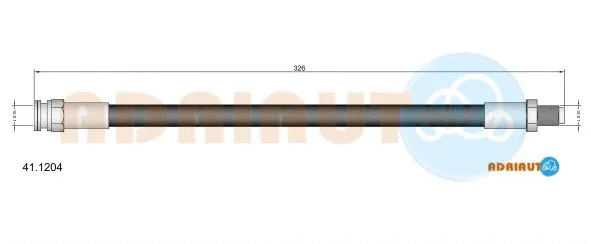 Flexible de frein ADRIAUTO 41.1204