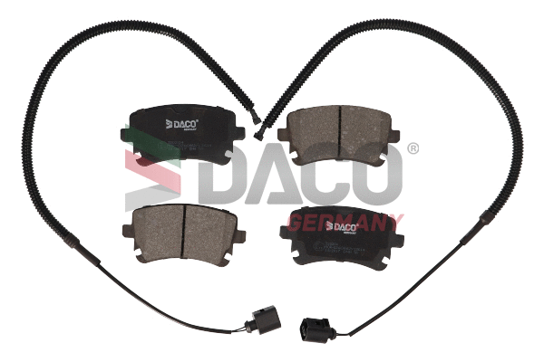 Kit de plaquettes de frein, frein à disque DACO Germany 320204