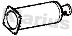 Filtre à particules / à suie, échappement KLARIUS 390169