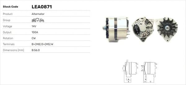 Alternateur LUSA LEA0871