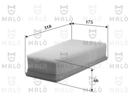 Filtre à air AKRON-MALÒ 1500564