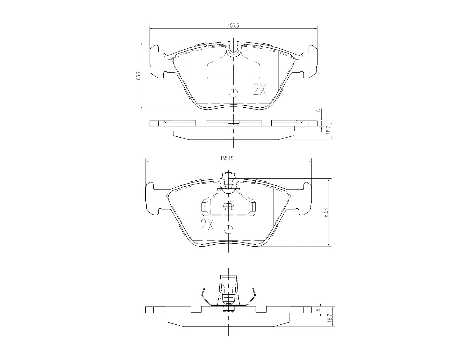 Kit de plaquettes de frein, frein à disque A.Z. Meisterteile AZMT-44-022-1017