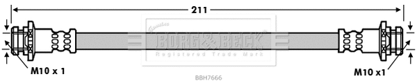 Flexible de frein BORG & BECK BBH7666