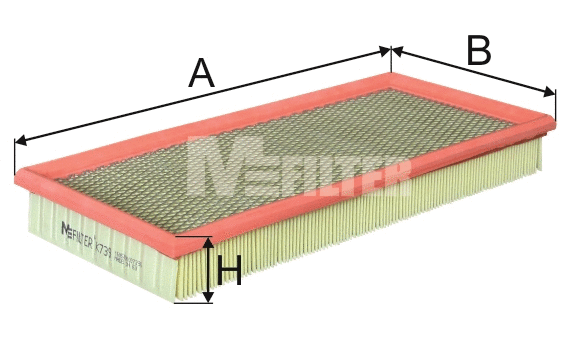 Filtre à air MFILTER K 739