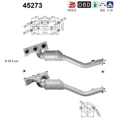 Catalyseur AS 45273