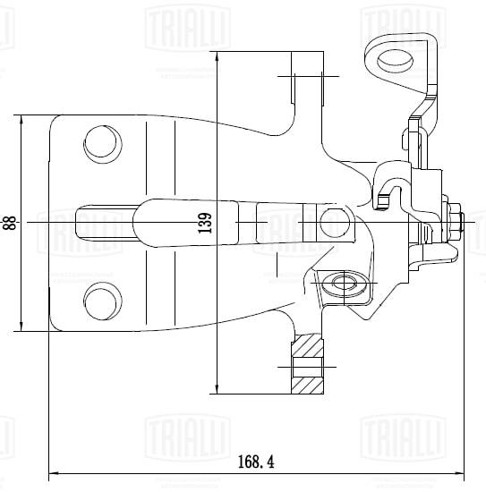 Étrier de frein TRIALLI CF 032120