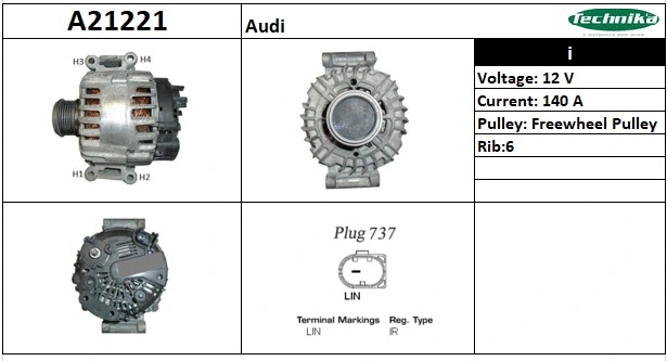 Alternateur Technika A21221