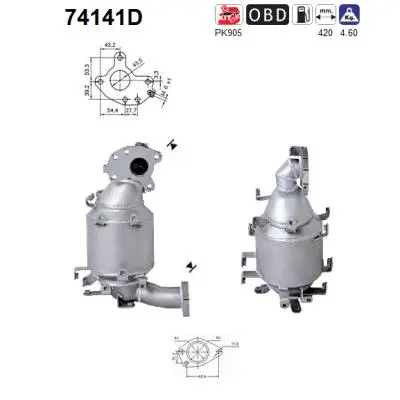Catalyseur AS 74141D