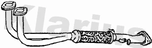 Tuyau d'échappement KLARIUS 301568