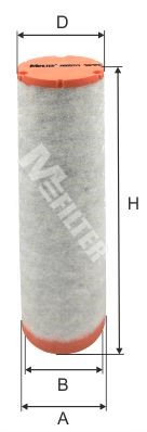 Filtre à air MFILTER A 8057/1