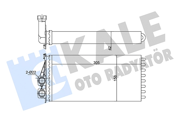 Système de chauffage KALE OTO RADYATÖR 346485