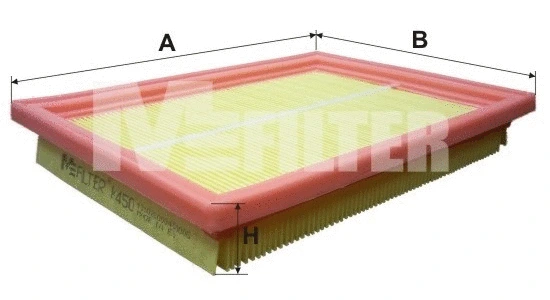 Filtre à air MFILTER K 450