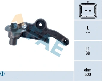 Capteur d'angle, vilebrequin FAE 79118