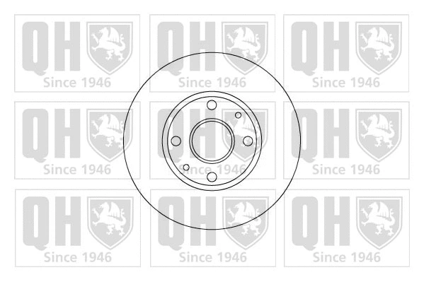 Disque de frein QUINTON HAZELL BDC3109
