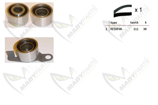 Kit de courroie crantée MABYPARTS OBK010381