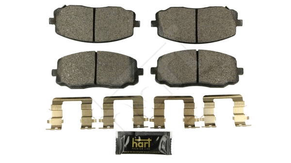 Kit de plaquettes de frein, frein à disque HART 248 947