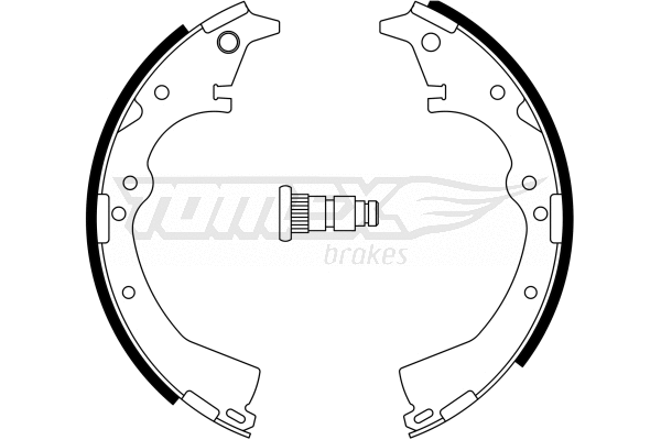 Jeu de mâchoires de frein TOMEX Brakes TX 23-36