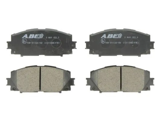 Kit de plaquettes de frein, frein à disque ABE C12113ABE