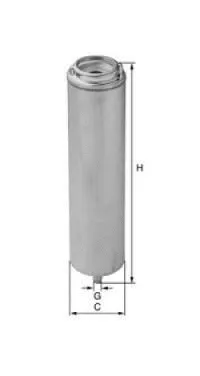 Filtre à carburant UNIFLUX FILTERS XN336