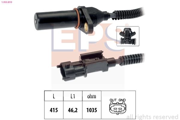 Capteur d'angle, vilebrequin EPS 1.953.810