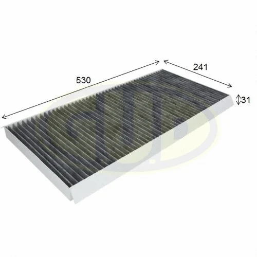 Filtre, air de l'habitacle G.U.D. GCF5366C