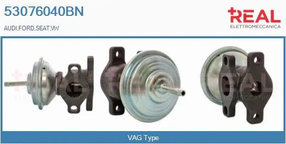 Vanne EGR REAL 53076040BN