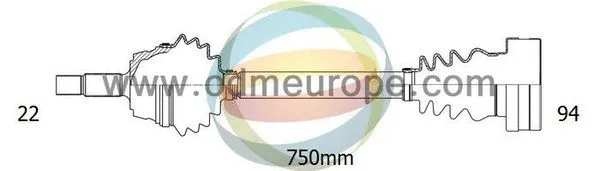 Arbre de transmission 4X4 ESTANFI EST-18-212350