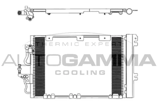 Condenseur, climatisation AUTOGAMMA 103830