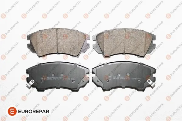 Kit de plaquettes de frein, frein à disque EUROREPAR 1617287680