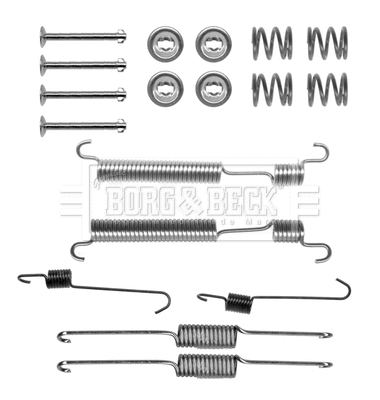 Kit d'accessoires, mâchoire de frein BORG & BECK BBK6268
