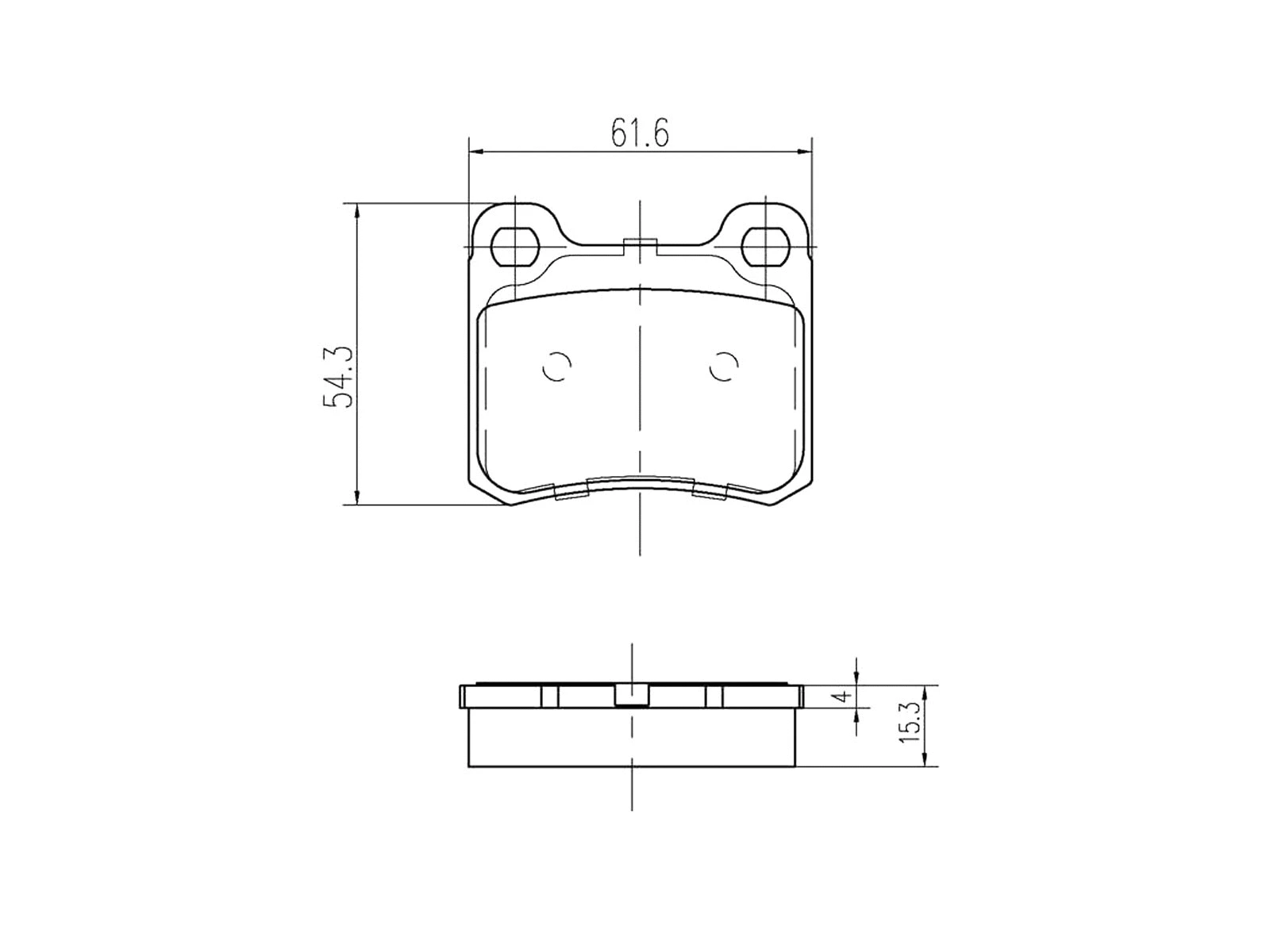 Kit de plaquettes de frein, frein à disque A.Z. Meisterteile AZMT-44-022-1430