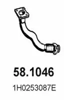 Tuyau d'échappement ASSO 58.1046