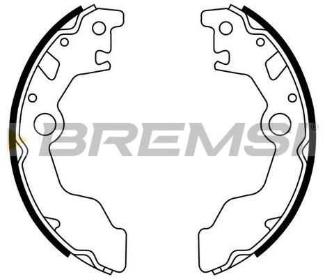 Jeu de mâchoires de frein BREMSI GF0888