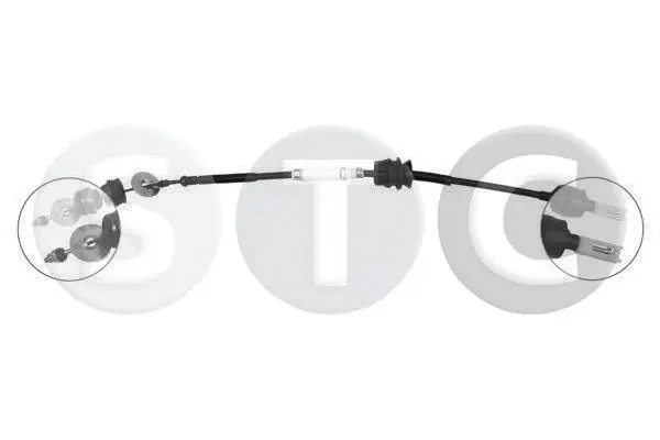 Tirette à câble, commande d'embrayage STC T480161