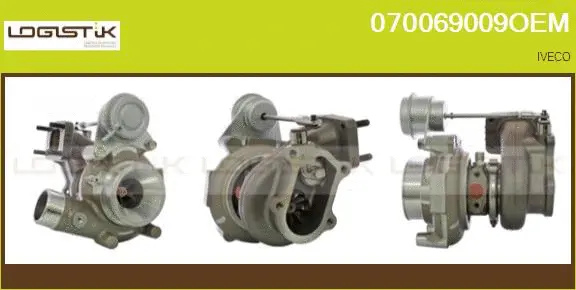 Turbocompresseur, suralimentation LGK 070069009OEM