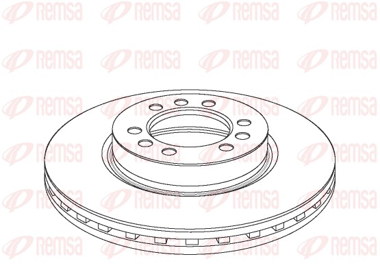 Disque de frein REMSA NCA1180.20
