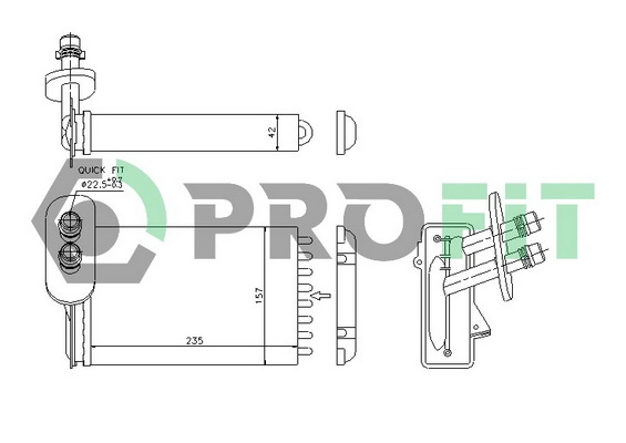 Système de chauffage PROFIT PR 9523N1