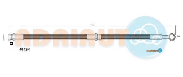 Flexible de frein ADRIAUTO 48.1251