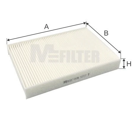 Filtre, air de l'habitacle MFILTER K 9198